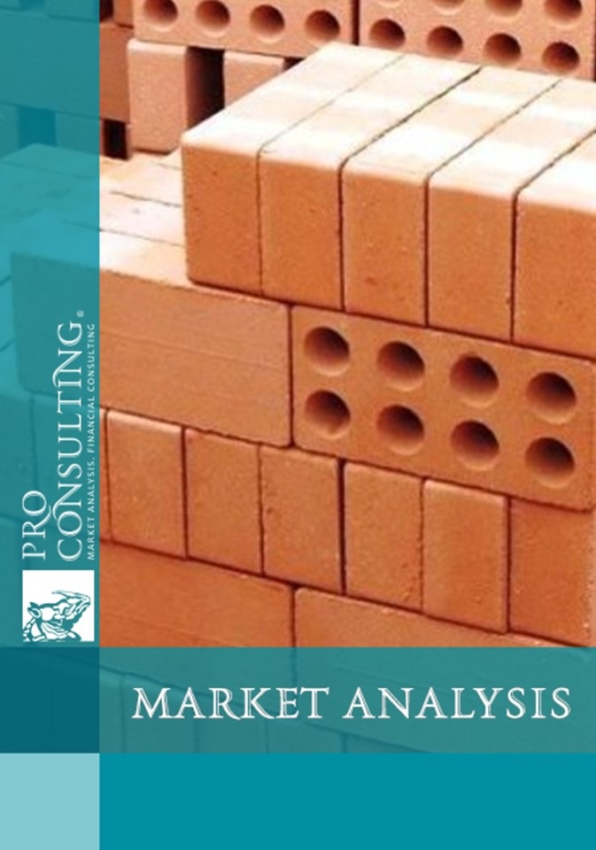 Ukrainian bricks market research report. 2018